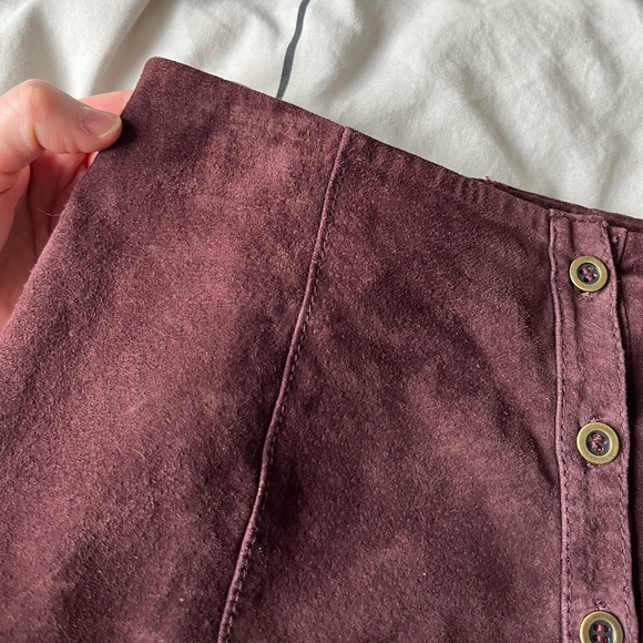 Beautiful genuine suede skirt - Picture 5 of 11